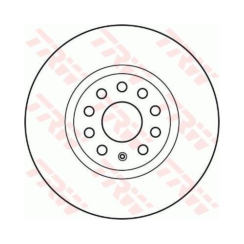 Set discuri frana fata, TRW Audi A1, 20, A3, 20, Q2, Q3, TT, Cupra Formentor, Seat Alhambra, Altea Ateca leon Tarraco, Skoda Karoq Kodiaq Octavia Superb VW Arteon Beetle Caddy CC EOS Golf Jetta Passat