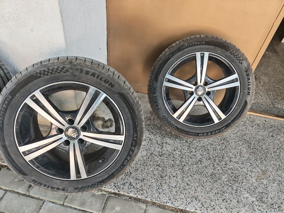 Джанти 16 5х100 57.1 с летни гуми Sailun Atrezzo ZSR2 2025г