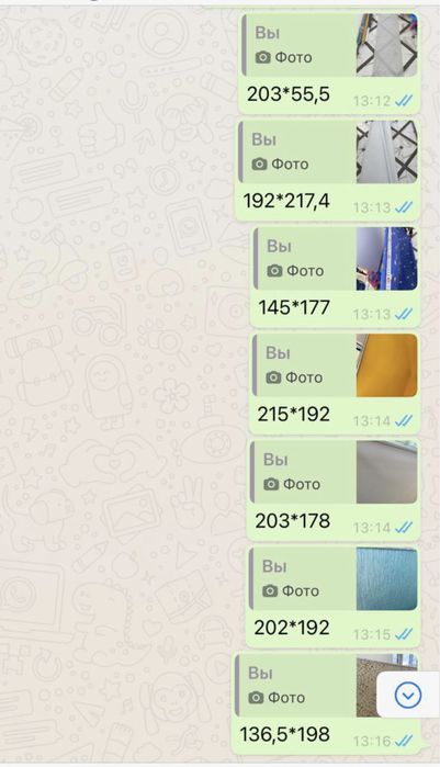 Готовые ролл-шторы разных размеров