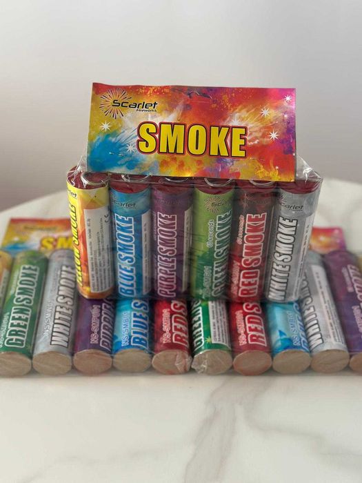 Artificii de zi fumigene colorate