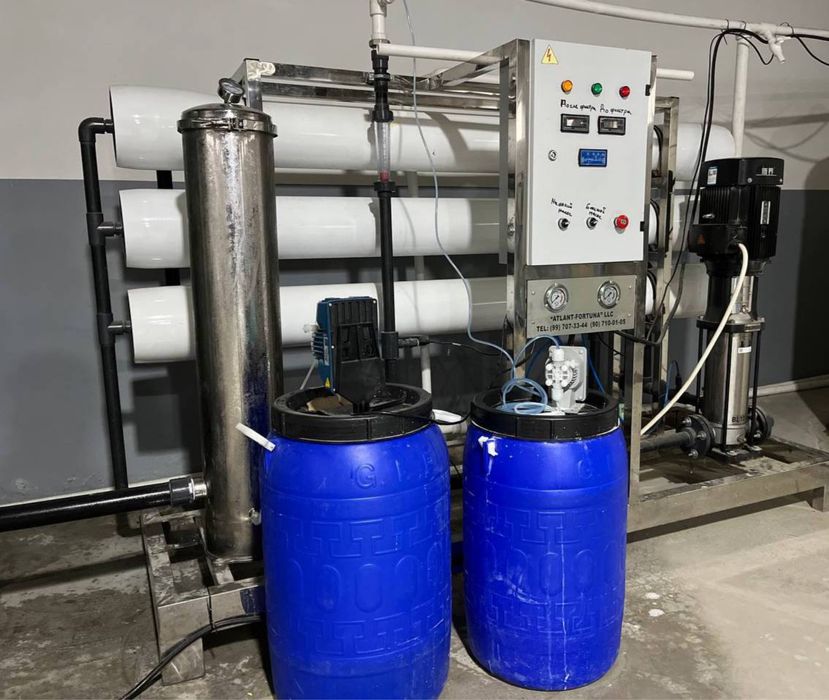 Промышленная система обратного осмоса 6 т/ч — полный комплект