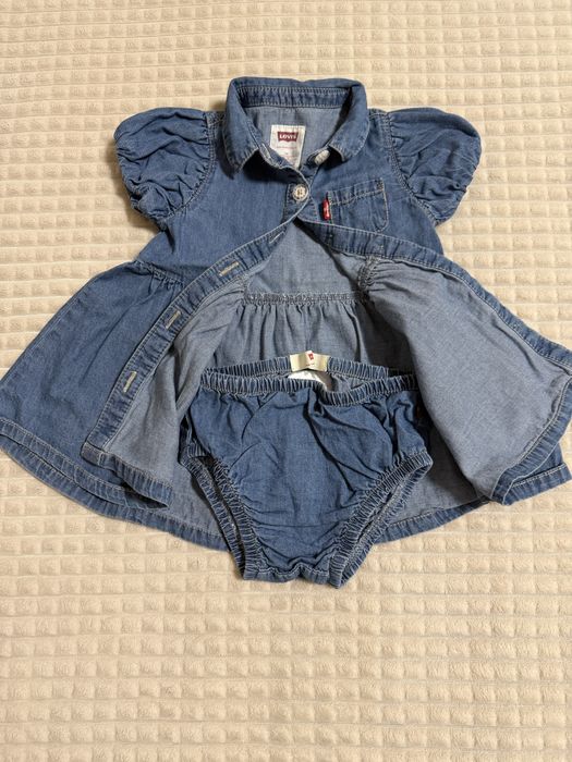 Дънкова  рокличка Levis  -9 m .