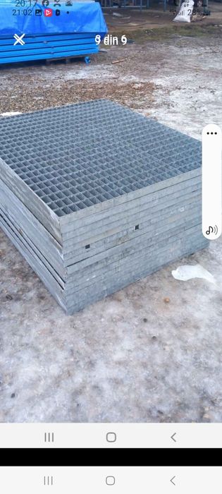 Gratare zincate la diferite dimensiuni debitam la dimensiunea dorită d