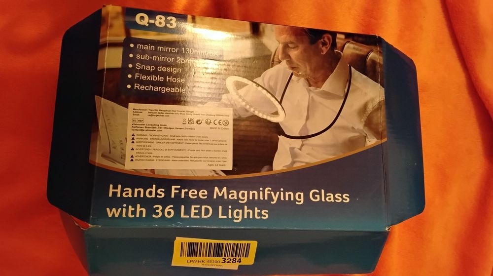 Lupa de gat cu iluminare