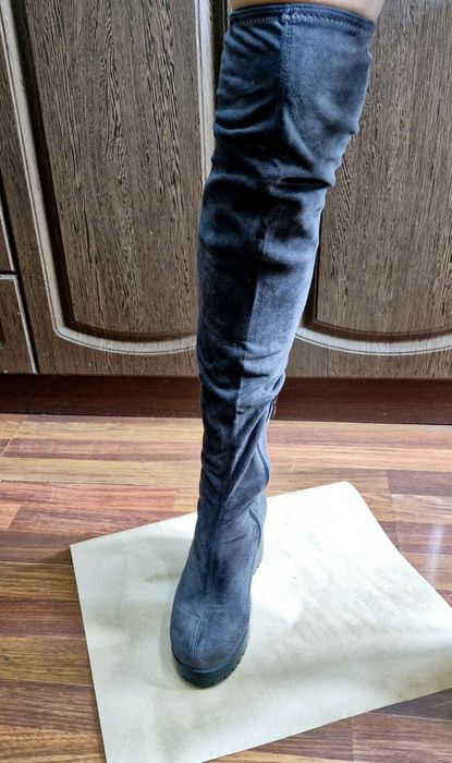 Сапоги чулки, тканевые, идеальные