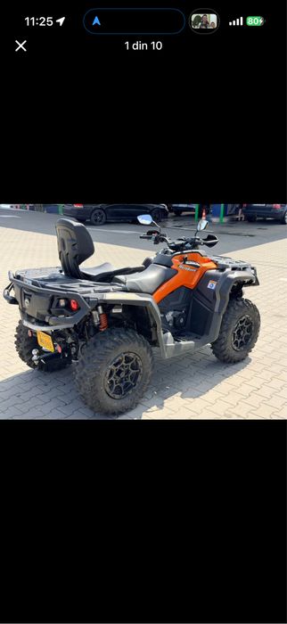 Can-Am Outlander 1000 MAX XTP T  Ca nou, 389 km, 22 ore, Unic Proprietar, Fără Off-Road, Bombardier