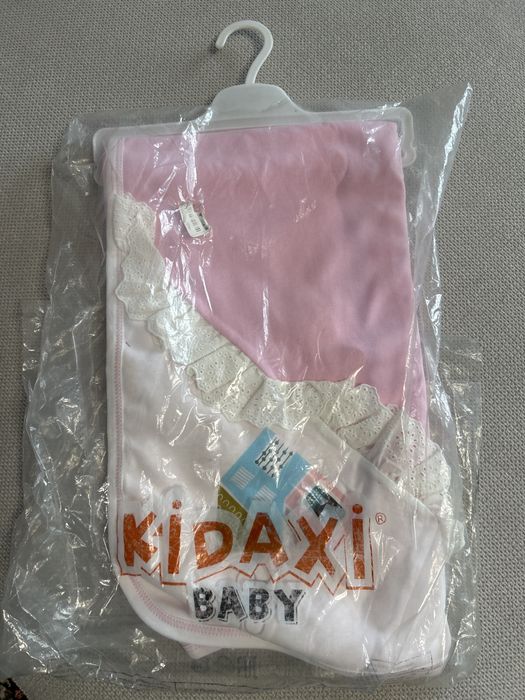 Плед розовый хлопок детский 80*80