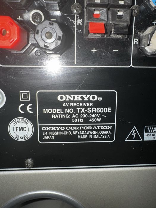 Amplificator / statie Home cinema AV Receiver ONKYO TX-SR600E