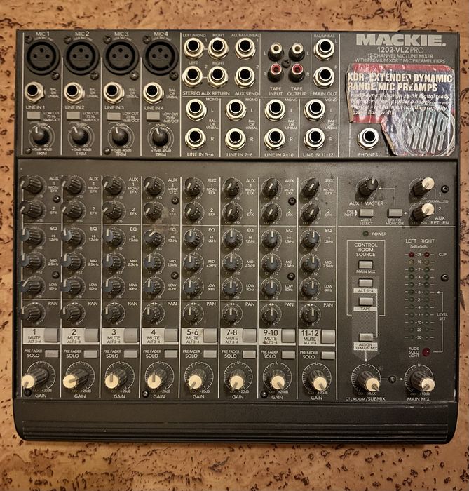 Mixer audio profesional Mackie 1202 VLZ PRO