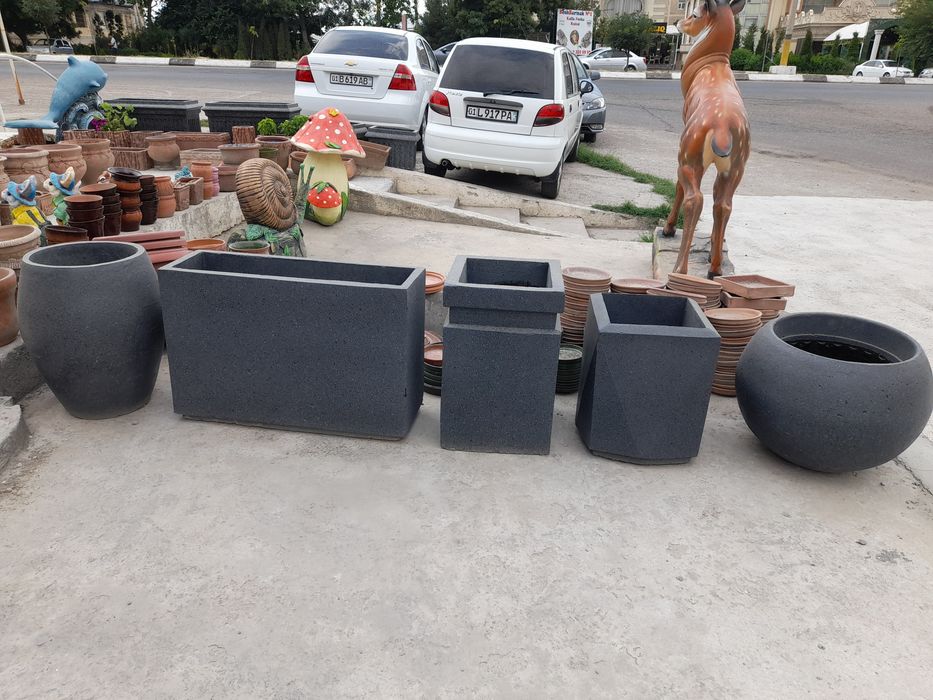 Vazon kashpo biton tuveklar bog va hovli uchun