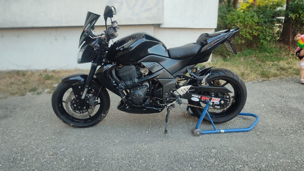 Kawasaki z750 2008 black evacuare SC PROJECT omologata in carte , anvelope noi