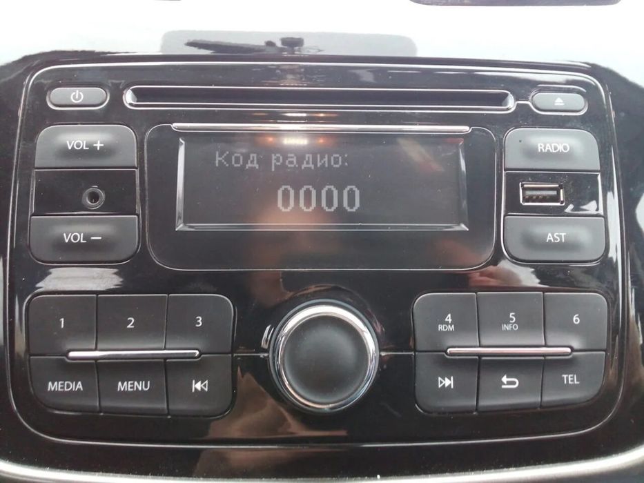 Разблокировка магнитолы Рено