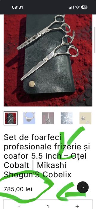 Lot foarfeci originale