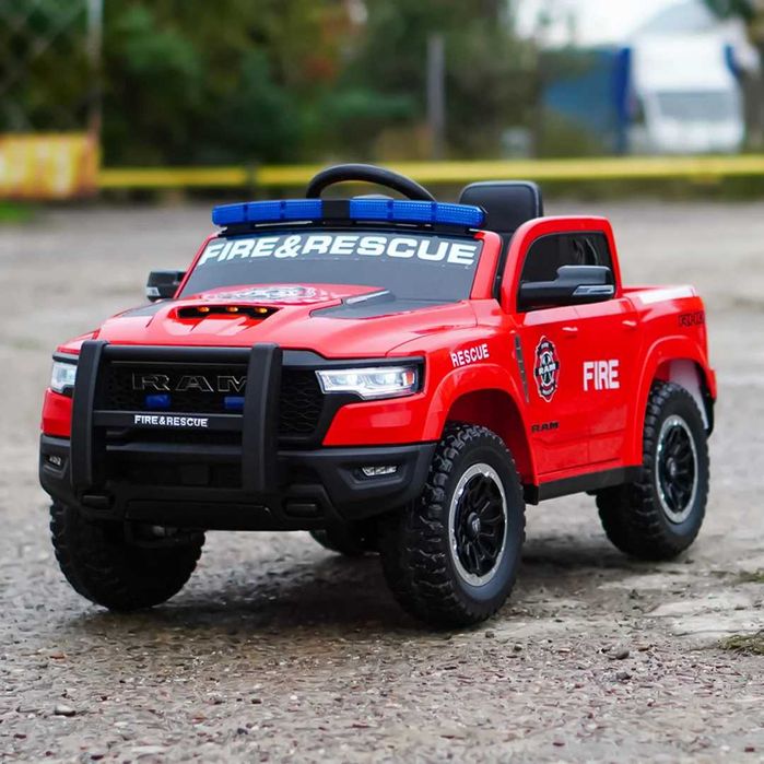 Masinuta electrica pompieri, DODGE RAM 1500 RHO, 4x35W, 12V 10Ah