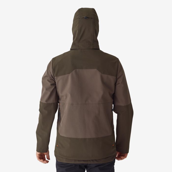 Geacă 500 Softshell Maro Bărbați - LARGE - produs resigilat Decathlon