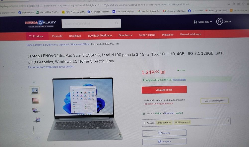 laptop Lenovo  aproape nou nefolosit