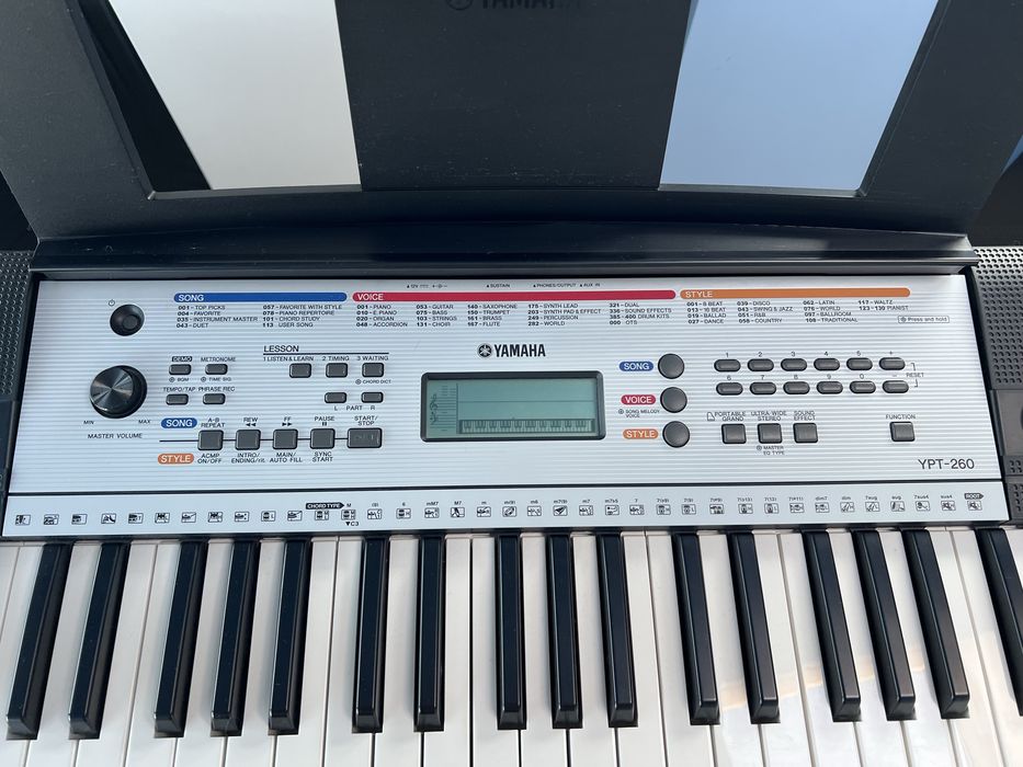 Orga electronica Yamaha YPT-260 – Ca noua / Stare impecabila