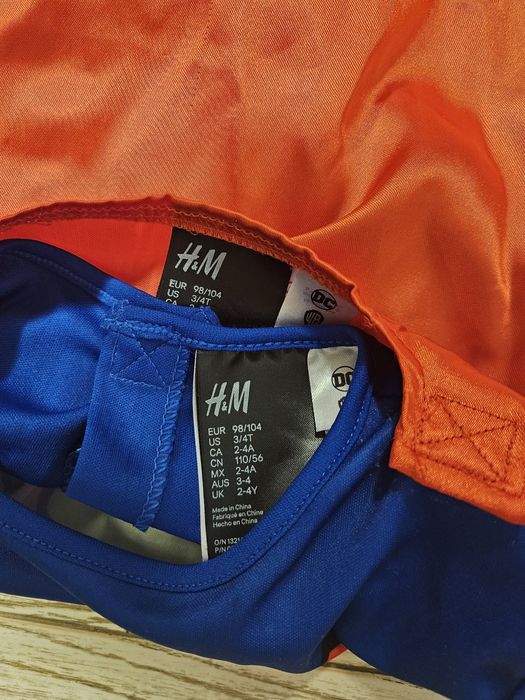 Costum SuperMan mar 98-104 H&M