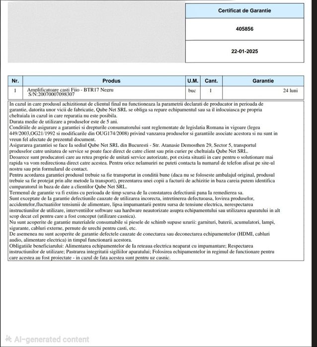 Amplificator Fiio BTR 17