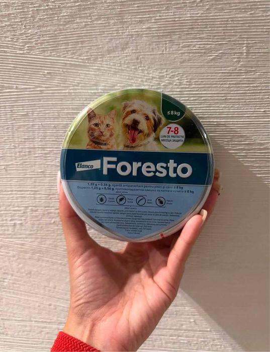 Foresto каишка <=8 кг.