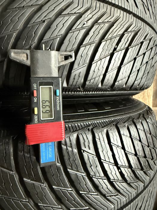 Jante originale Audi A6 cu anvelope iarna Michelin 225/60 R17