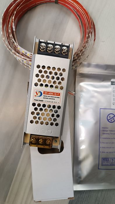 Светодиодная лента лэд, 12 - 24 волт, 220 ватт лэд лента, светильники