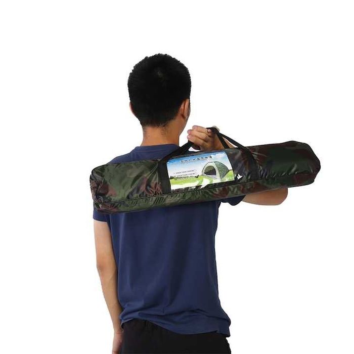 Къмпинг палатка, камуфлаж, 200x200x135cm, водоустойчива, UV защита