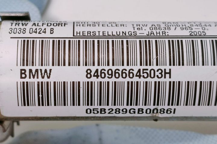 Airbag Cortina  stanga 84696664503H BMW Seria 3 E90/E91/E92/E93