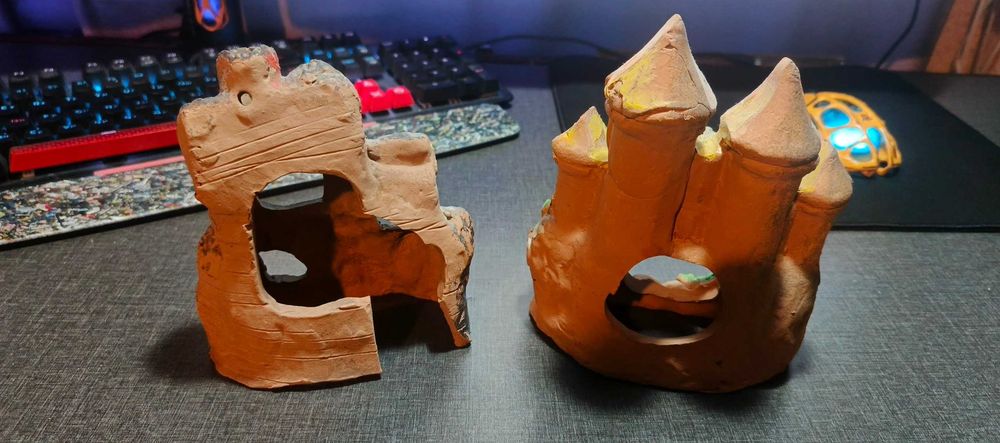 Замки декор для аквариума 2 шт