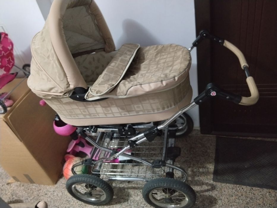 Cărucior bebe 2 în 1 cu landou mare – 500 lei