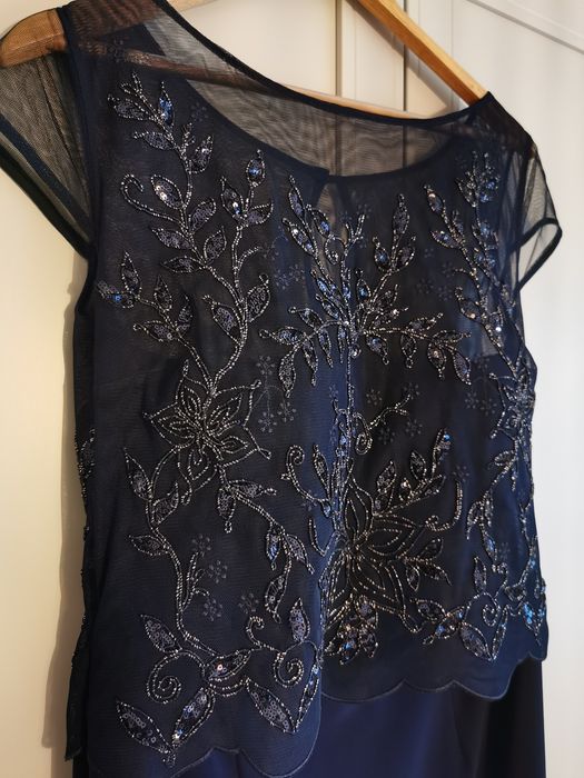 Rochie de seara, de ocazie bleumarin, mărime L