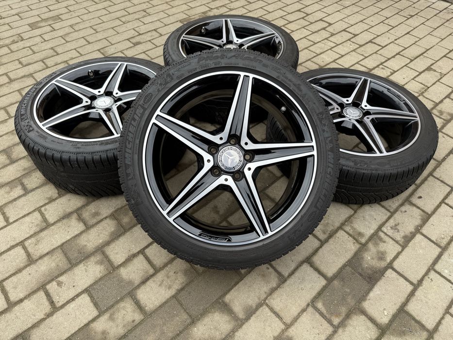 Jante mercedes AMG w205 C class 225 45 18 cu 245 40 18 michelin iarna
