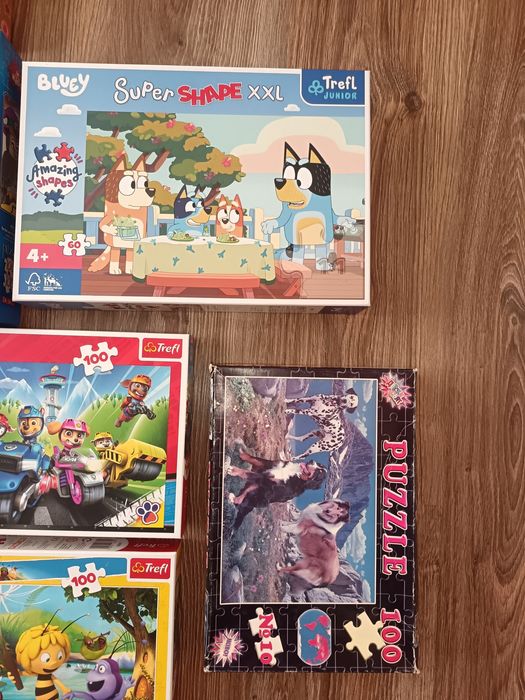 Детски пъзели 4-7/8 г. + две настолни игри