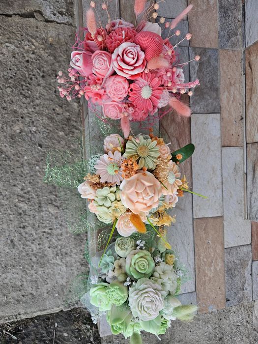 Buchete de flori din ceara