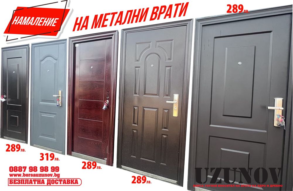 Блиндирани врати наличност София магазин Склад