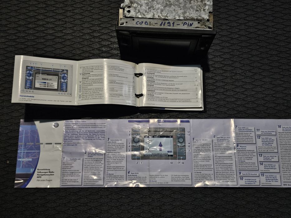 Navigatie originala Volkswagen Golf 4 / Bora / Passat B5.5 / Polo 9N3 / Lupo etc