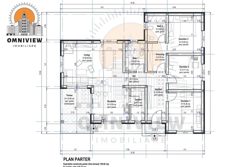 0% comision|TVA inclus|Casă modernă parter cu suită matrimoniala-Izvor