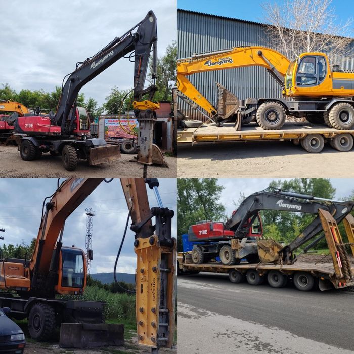 Аренда колёсных экскаваторов Jonyang 210E