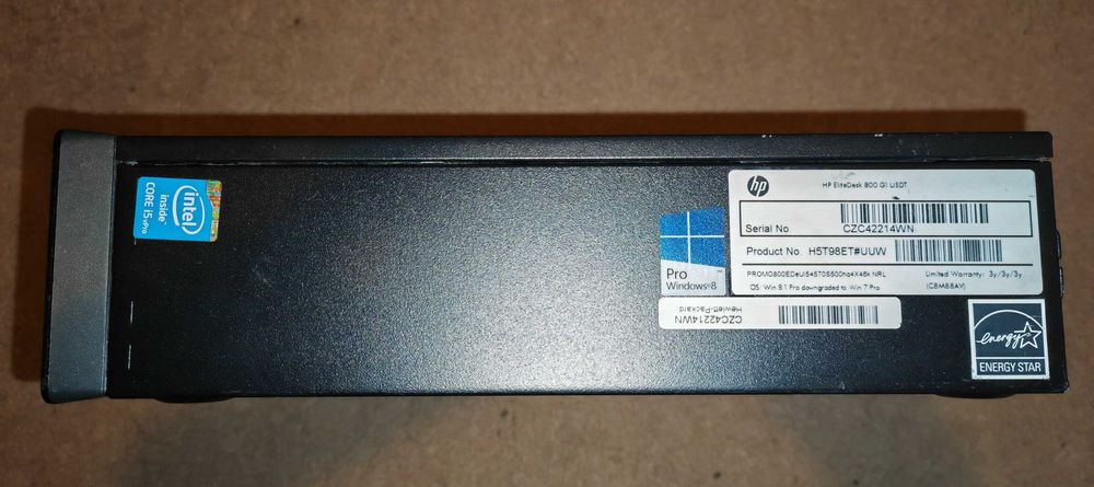 Sistem office Hp EliteDesk Core I5 4570s 4gb ddr3