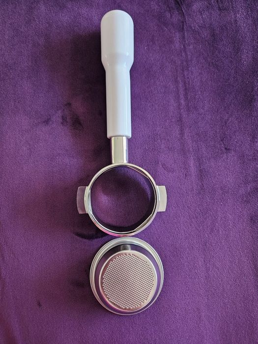 Portafiltru 58mm fara fund, 2 urechi, anti-alunecare, cos/sita filtru din inox 58mm, compatibil E61/E16