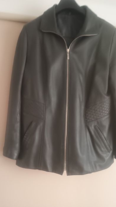 Haina piele dama, gri.