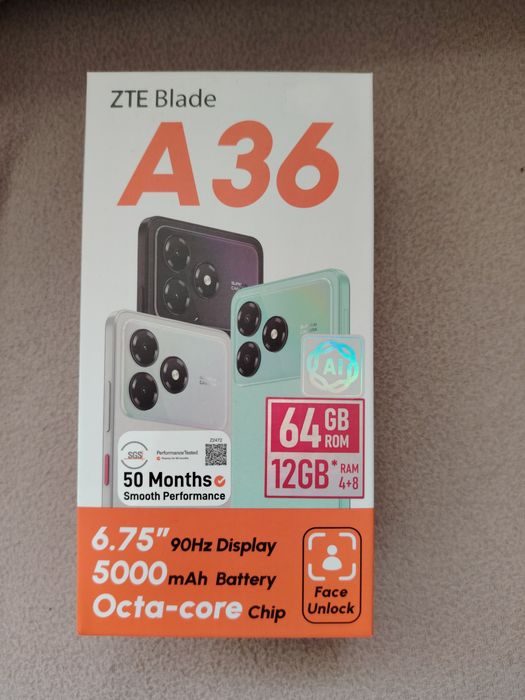 Продам телефон ZTE A36
