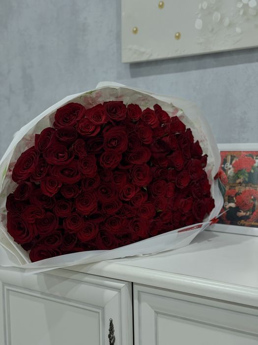 Продам свежий букет из 101 розы