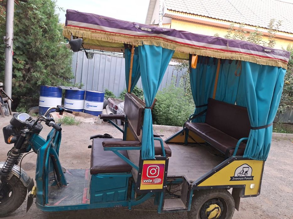 Рикше мотоцикл электрический