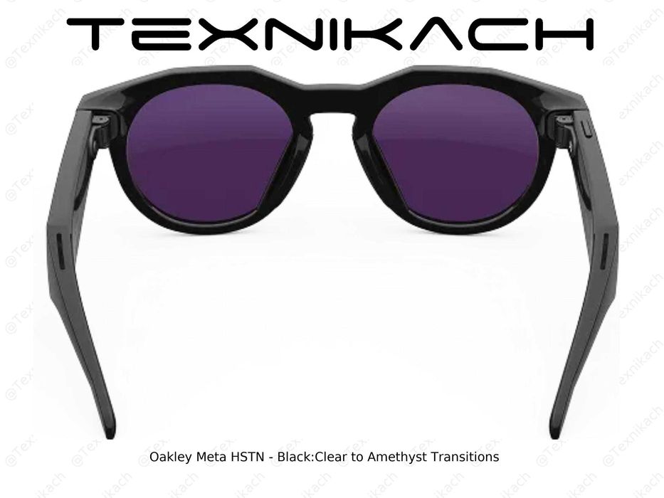 Новый Oakley Meta HSTN - Black/Clear to Amethyst Transitions Доставка