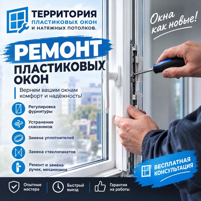Ремонт пластиковых окон