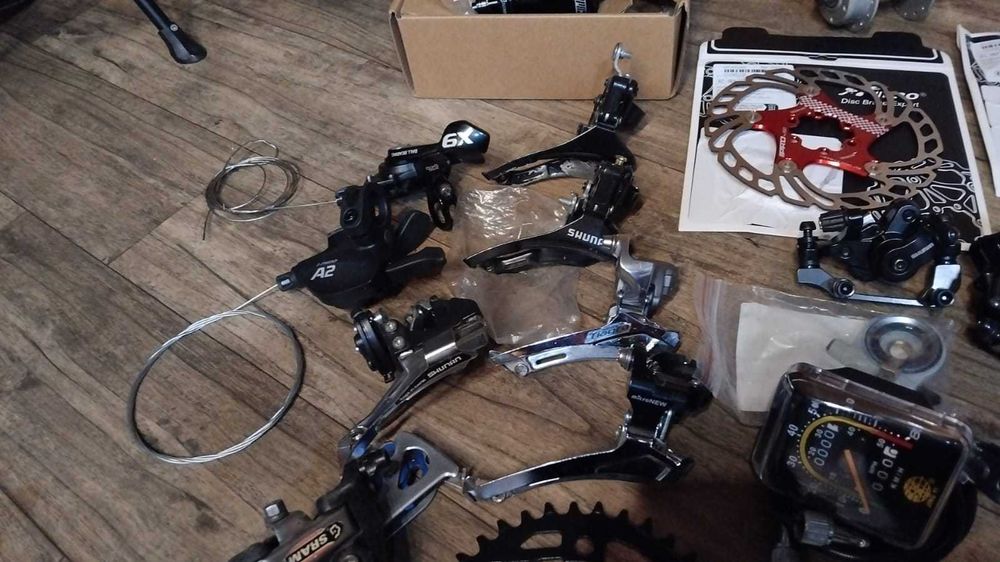 Вело запчасти новые и б у