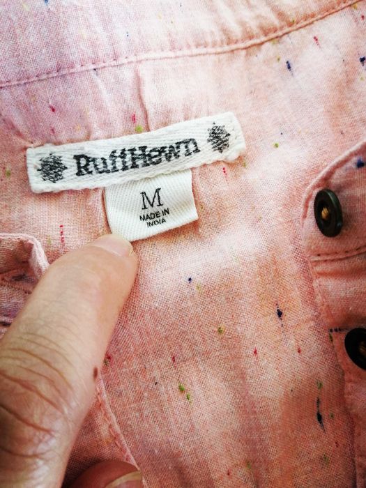 Bluza Ruff Hewn camasa bumbac Made in India dantela material calitativ