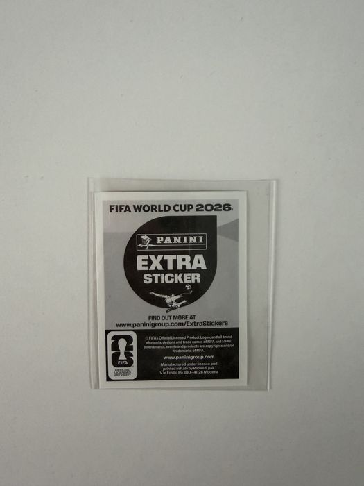 Extra sticker Gold WC 26