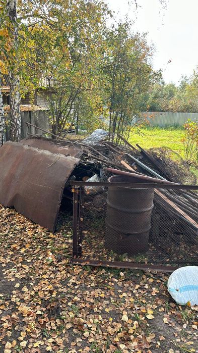 металлолом железо бочки